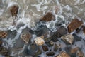 Stones in the water Royalty Free Stock Photo